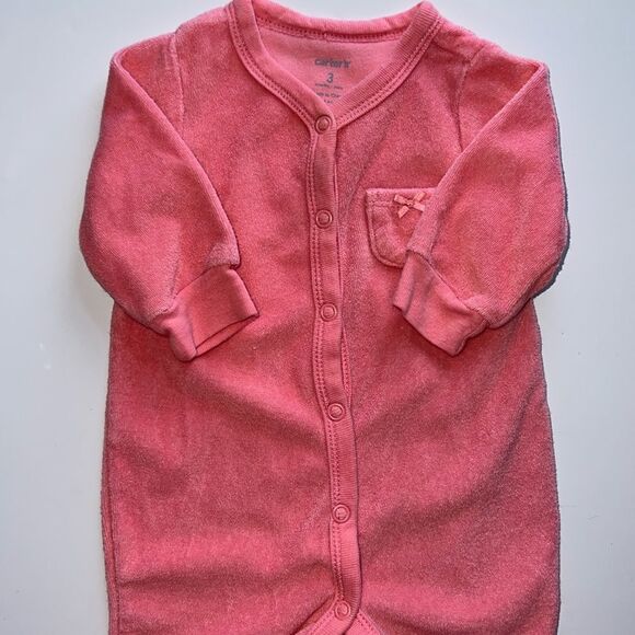 🛍 CUTE LITTLE GIRLS PAJAMAS SIZE 3 MONTHS - Picture 2 of 7